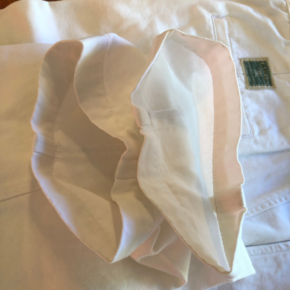 VTG Ralph Lauren White Khaki 12 Cotton - Picture 5 of 16